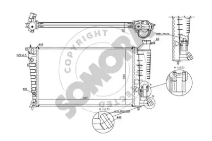 Радиатор, охлаждение двигателя SOMORA купить