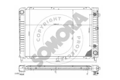 Радиатор, охлаждение двигателя SOMORA купить