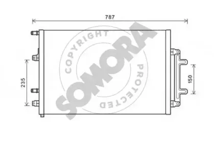 Радиатор, охлаждение двигателя SOMORA купить
