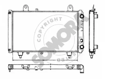 Радиатор, охлаждение двигателя SOMORA купить