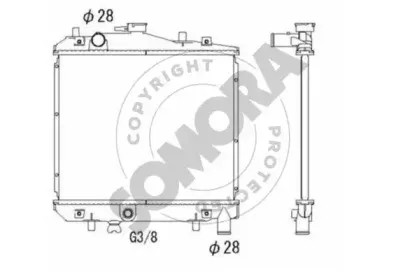 Радиатор, охлаждение двигателя SOMORA купить