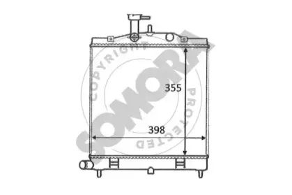 Радиатор, охлаждение двигателя SOMORA купить