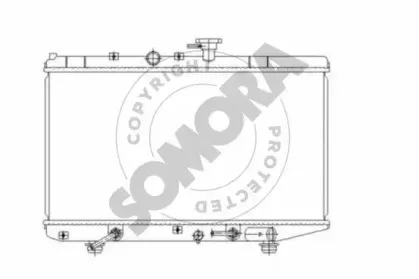 Радиатор, охлаждение двигателя SOMORA купить