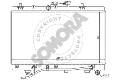 Радиатор, охлаждение двигателя SOMORA купить
