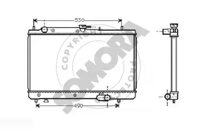 Радиатор, охлаждение двигателя SOMORA купить