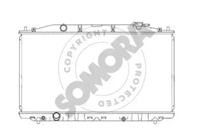 Радиатор, охлаждение двигателя SOMORA купить
