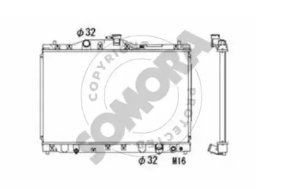 Радиатор, охлаждение двигателя SOMORA купить