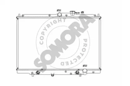 Радиатор, охлаждение двигателя SOMORA купить