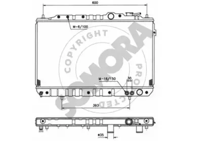 Радиатор, охлаждение двигателя SOMORA купить