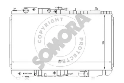 Радиатор, охлаждение двигателя SOMORA купить