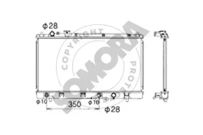 Радиатор, охлаждение двигателя SOMORA купить
