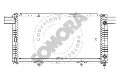 Радиатор, охлаждение двигателя SOMORA купить