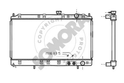 Радиатор, охлаждение двигателя SOMORA купить