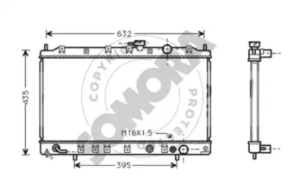 Радиатор, охлаждение двигателя SOMORA купить