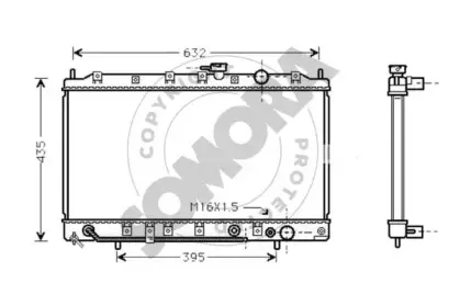Радиатор, охлаждение двигателя SOMORA купить