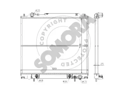Радиатор, охлаждение двигателя SOMORA купить