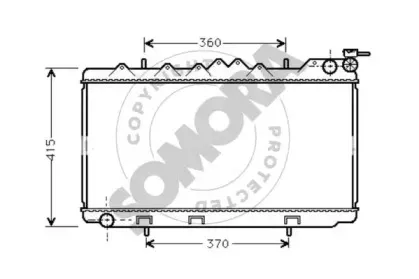 Радиатор, охлаждение двигателя SOMORA купить