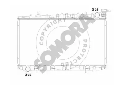 Радиатор, охлаждение двигателя SOMORA купить