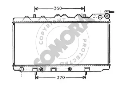 Радиатор, охлаждение двигателя SOMORA купить