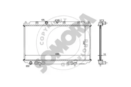 Радиатор, охлаждение двигателя SOMORA купить