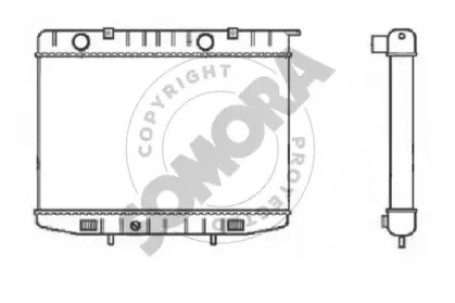 Радиатор, охлаждение двигателя SOMORA купить