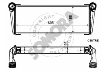 Радиатор, охлаждение двигателя SOMORA купить