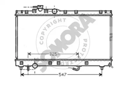 Радиатор, охлаждение двигателя SOMORA купить