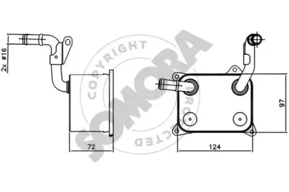 масляный радиатор, двигательное масло SOMORA купить