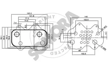 масляный радиатор, двигательное масло SOMORA купить