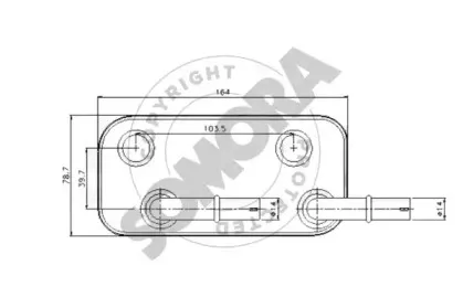 Масляный радиатор, автоматическая коробка передач SOMORA купить