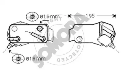 Масляный радиатор, автоматическая коробка передач SOMORA купить