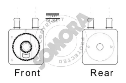 Масляный радиатор, автоматическая коробка передач SOMORA купить