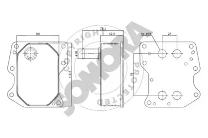 масляный радиатор, двигательное масло SOMORA купить