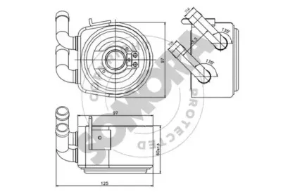масляный радиатор, двигательное масло SOMORA купить