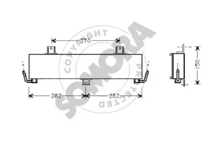 масляный радиатор, двигательное масло SOMORA купить
