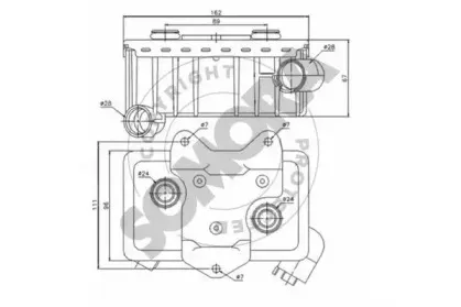 масляный радиатор, двигательное масло SOMORA купить