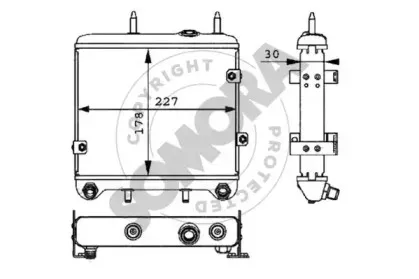 Масляный радиатор, автоматическая коробка передач SOMORA купить