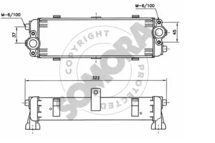 масляный радиатор, двигательное масло SOMORA купить
