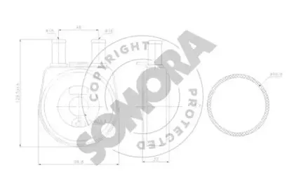 масляный радиатор, двигательное масло SOMORA купить