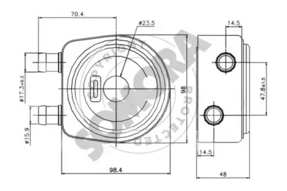 масляный радиатор, двигательное масло SOMORA купить