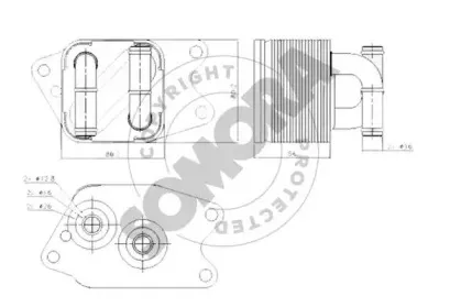 Масляный радиатор, автоматическая коробка передач SOMORA купить