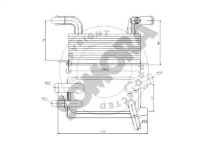 Масляный радиатор, автоматическая коробка передач SOMORA купить