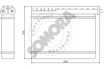 Теплообменник, отопление салона SOMORA купить