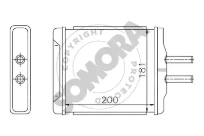 Теплообменник, отопление салона SOMORA купить