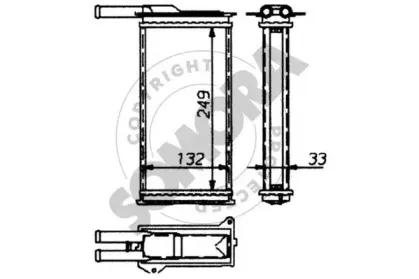 Теплообменник, отопление салона SOMORA купить