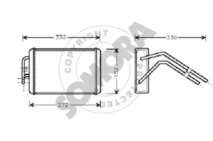 Теплообменник, отопление салона SOMORA купить