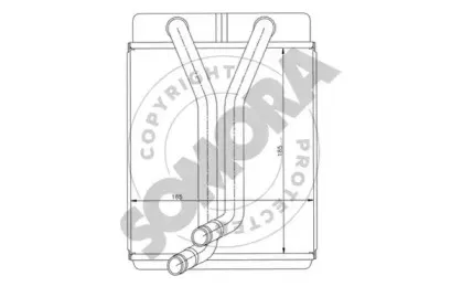 Теплообменник, отопление салона SOMORA купить