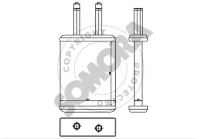 Теплообменник, отопление салона SOMORA купить