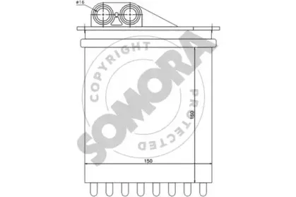 Теплообменник, отопление салона SOMORA купить