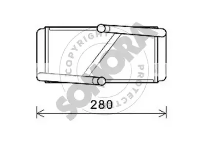 Теплообменник, отопление салона SOMORA купить